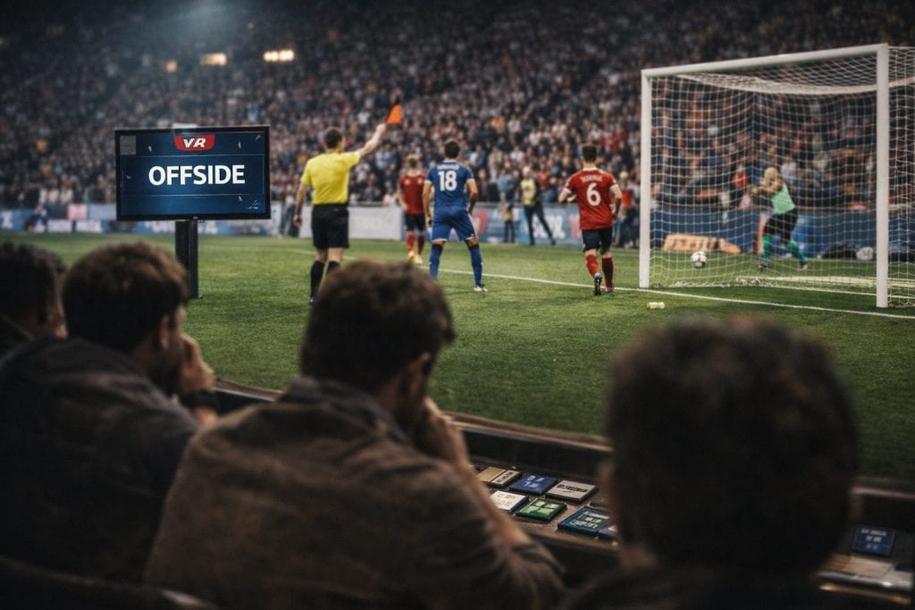 El efecto del gol anulado en la lectura del partido en fútbol
